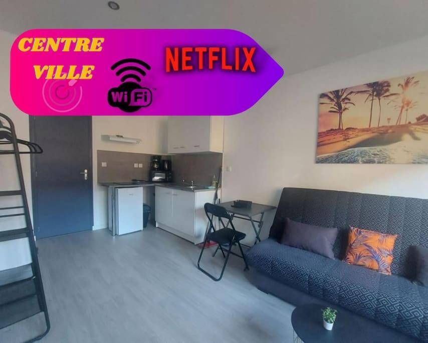 Super Studio Tout Equipe Wifi 2Pers Saint-Quentin  Luaran gambar